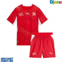 Švicarska Domaci Dres za djecu SP 2026 Kratak Rukav (+ Kratke hlače)